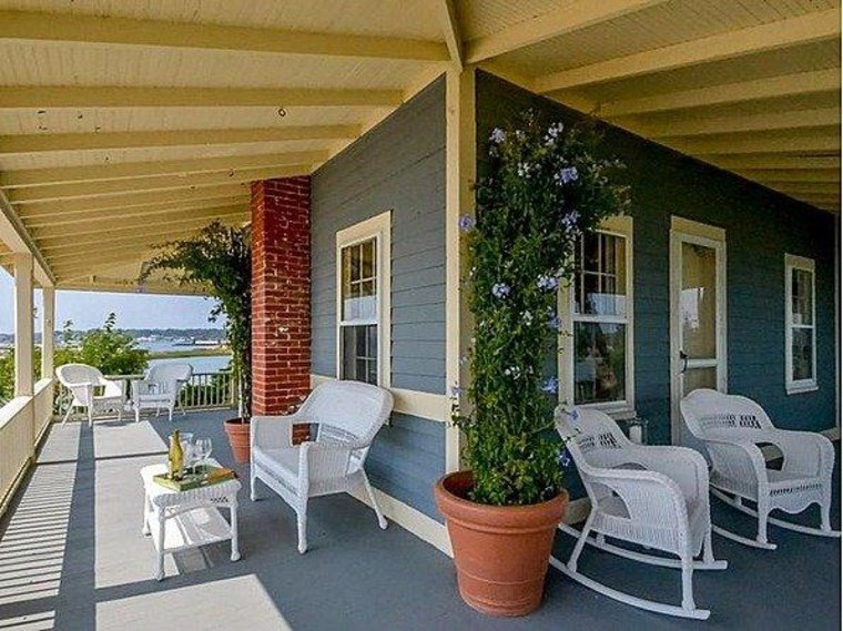 Belden Island's home is 100 years old and has a 900-square-foot wrap-around deck.