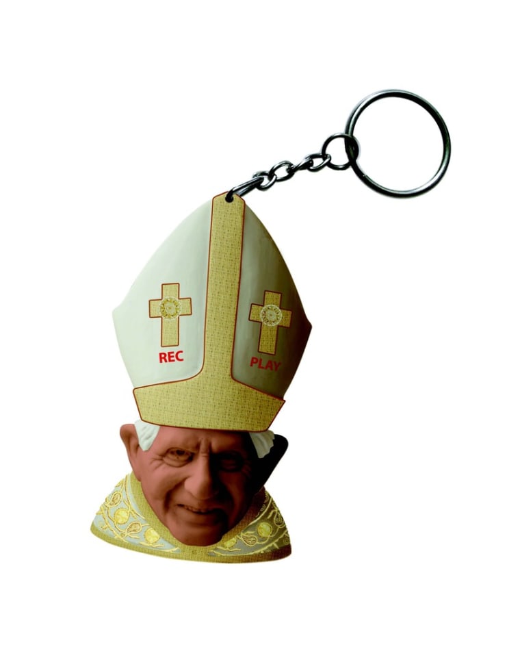 Pope in your pocket: The Benadictaphone also record messages.