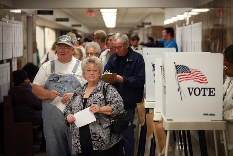 Iowa early voters ahead of the November 6 elections