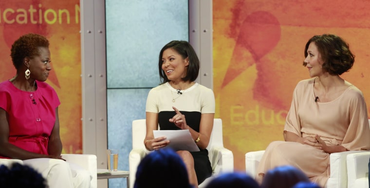 Alex Wagner at the Parent Teacher Town Hall