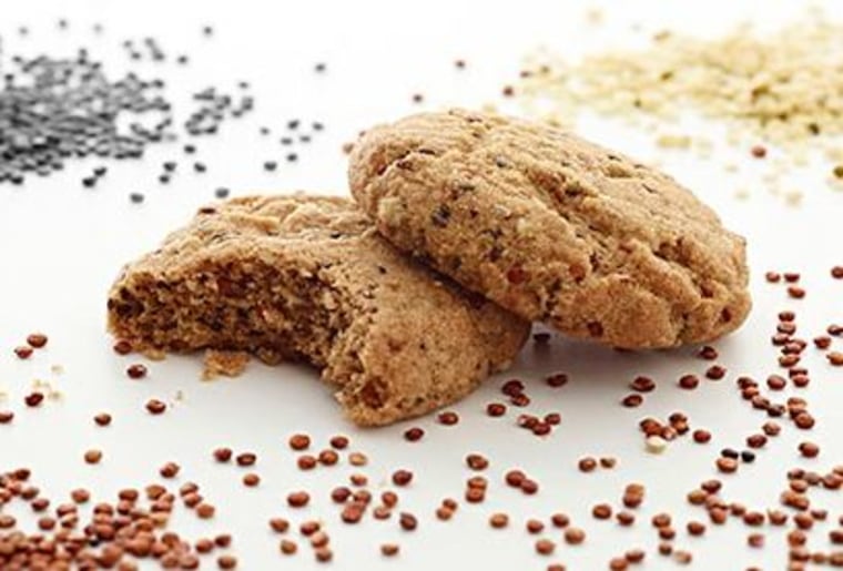 TruRoots Qookies are a healthier snack option, and their Ancient Three-Seed variety has red quinoa, chia and hemp.