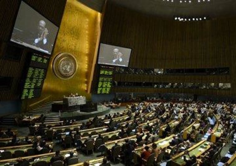 Delegates at the United Nations applauded the passage of the Arms Trade Treaty yesterday.