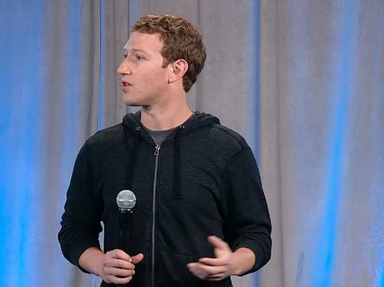 Zuckerberg on stage Facebook Home