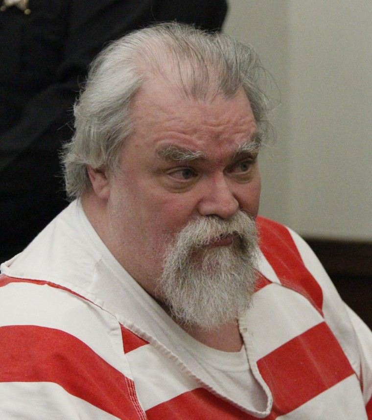 Richard Beasley, convicted of murdering three people and attempting to murder a fourth, addresses the court after his sentencing in his capital murder case on Thursday in Akron, Ohio.