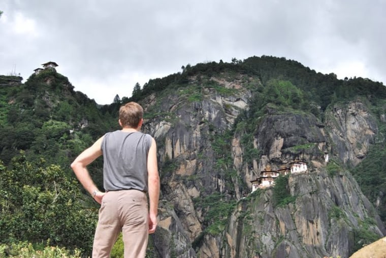 Guillebeau on a 2009 trip to Bhutan.