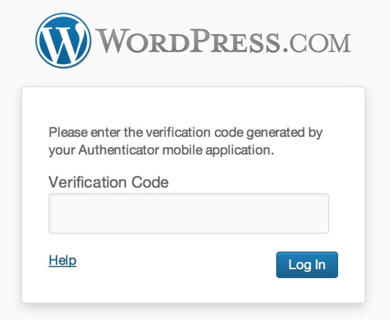 New two-factor authentication for WordPress.com.