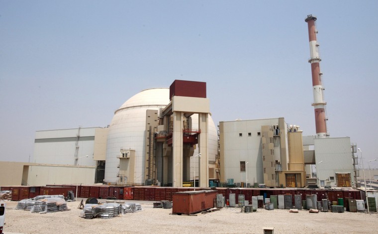 The Bushehr nuclear power station is shown in 2010, a year before it opened. Iran says the reactor was not damaged in Tuesday's powerful earthquake, but its location atop a fault zone has caused concern. Nonetheless, the country says it will continue to build nuclear plants in the region.