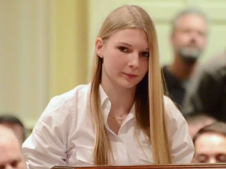 A pro-gun speech in front of Maryland legislators by Sarah Merkle, 15, has received more than 2.5 million views on YouTube. 