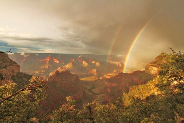 Grand Canyon rainbows