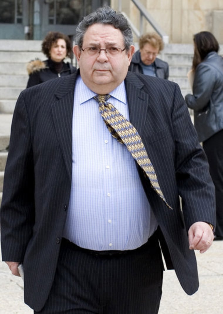 Irving Kamsler, Huguette Clark's longtime accountant, resigned as her executor this week. He is shown outside court on Long Island after he pleaded guilty in October 2008 to attempting to disseminate indecent material to minors on AOL. The court sentenced him to five years of probation, but he was allowed to keep his license as a certified public accountant. In a letter he told his client only the barest details of the case.