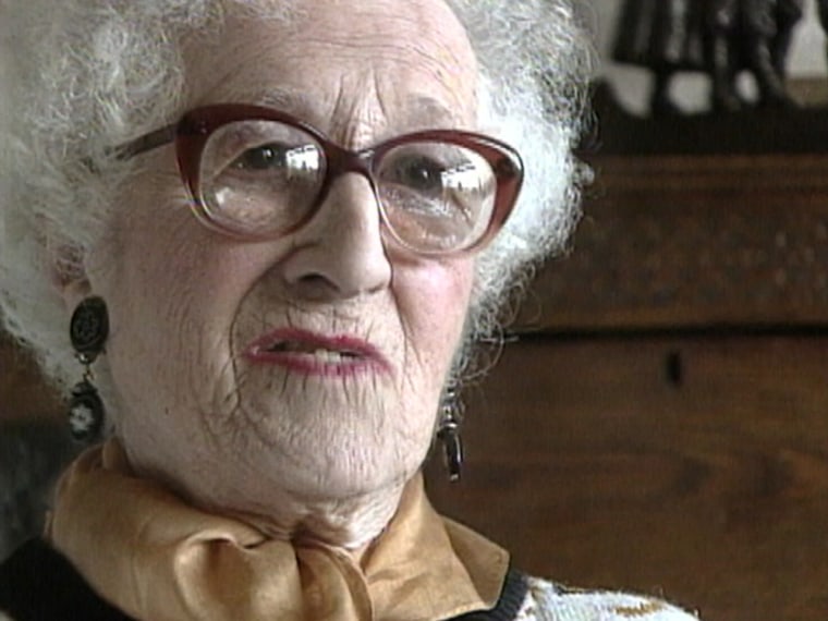 Millvina Dean was one of six last known survivors of the Titanic in 1998. She passed away in 2009.