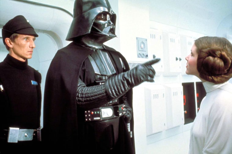 Darth Vader used the Death Star to destroy Princess Leia's planet, Alderaan, in 1977's \"Star Wars.\"