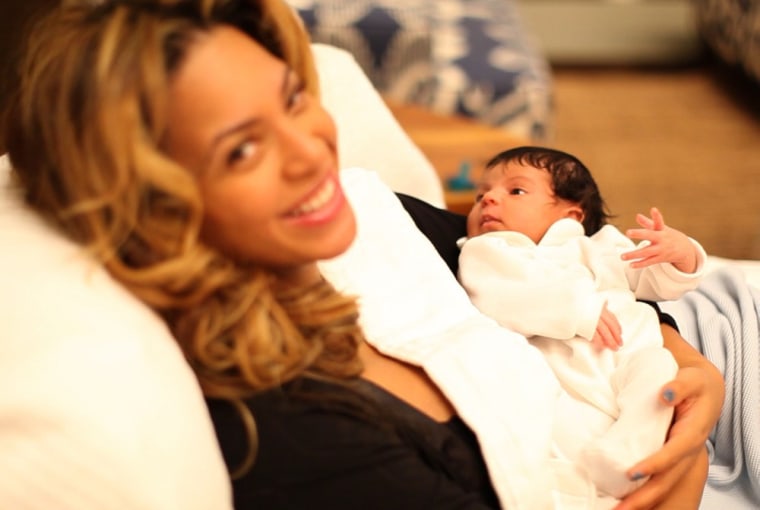 Beyonce with daughter Blue Ivy Carter.