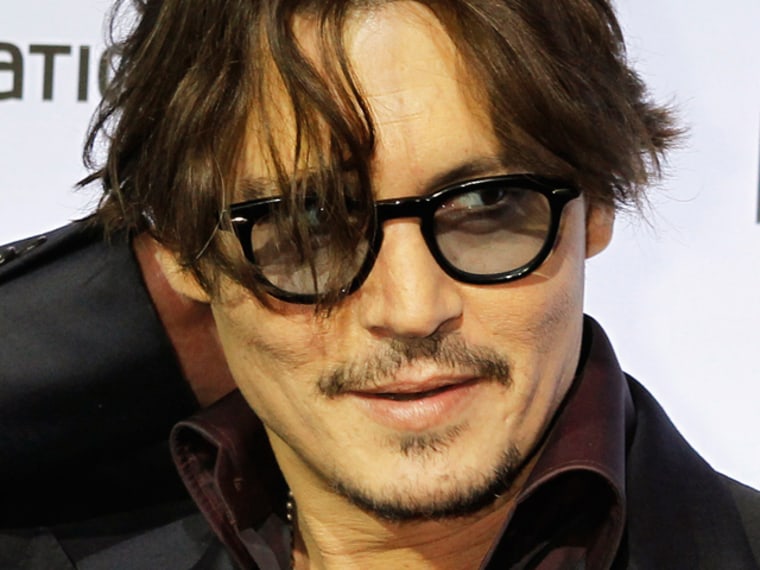 Johnny Depp comes in at No. 1 for the second year in a row as the U.S.'s favorite movie actor.