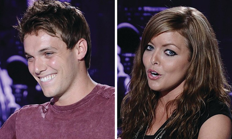 Johnny Keyser and Rachelle Lamb audition for \"American Idol.\"
