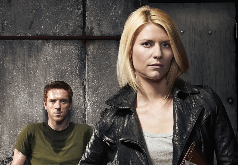 Damian Lewis as Nicholas \"Nick\" Brody and Claire Danes as Carrie Mathison in \"Homeland.\"