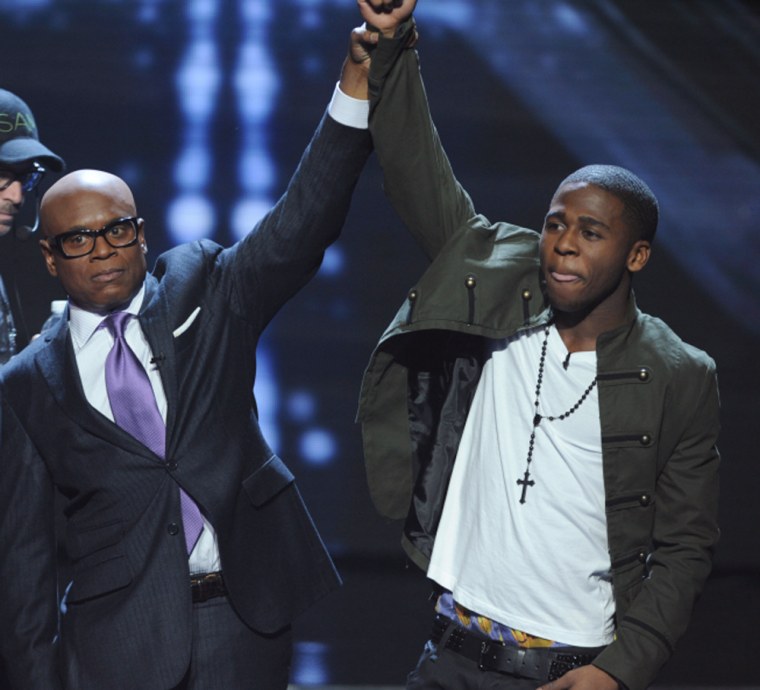 L.A. Reid embraced his duty as a judge by congratulating Marcus Canty, but Nicole Scherzinger had a harder time of it.