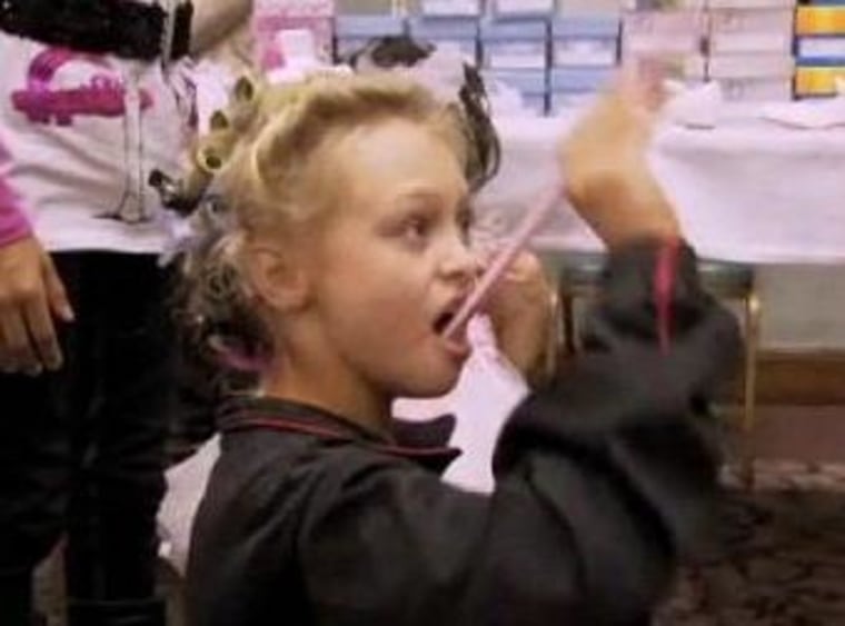 Sugary treats mean pageants kids are just fine, according to pageant director Tonya Bailey.