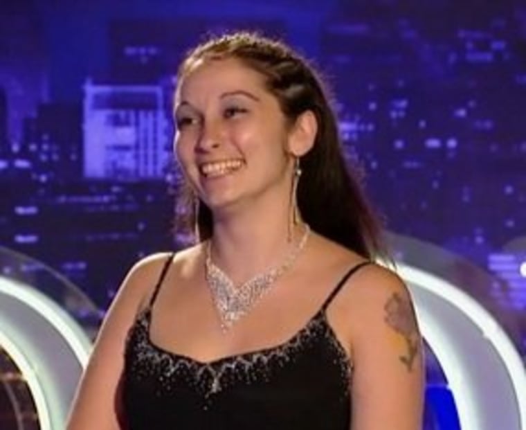 \"American Idol\" hopeful Amy Brumfield has more than music in her past.