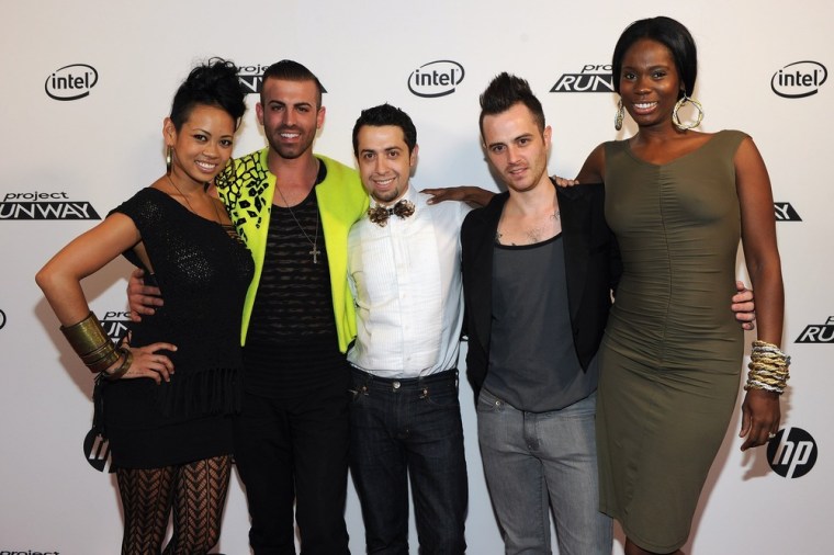 Contestants Anya Ayoung-Chee, Joshua McKinley, Viktor Luna, Anthony Ryan Auld and Kimberly Goldson reunited in September ... but who was the ultimate \"Project Runway\" winner?