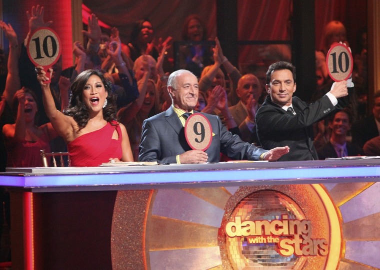 This season, \"Dancing With the Stars\" judges Carrie Ann Inaba, Len Goodman and Bruno Tonioli have routinely given inflated scores for subpar dances.