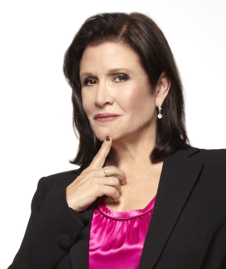 Carrie Fisher lost 50 pounds on Jenny Craig.