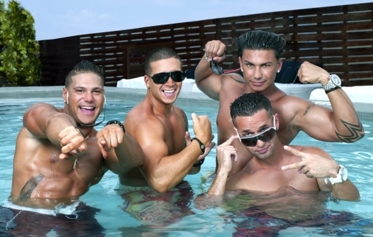 The guys of \"Jersey Shore\" can be just as dramatic as the girls.