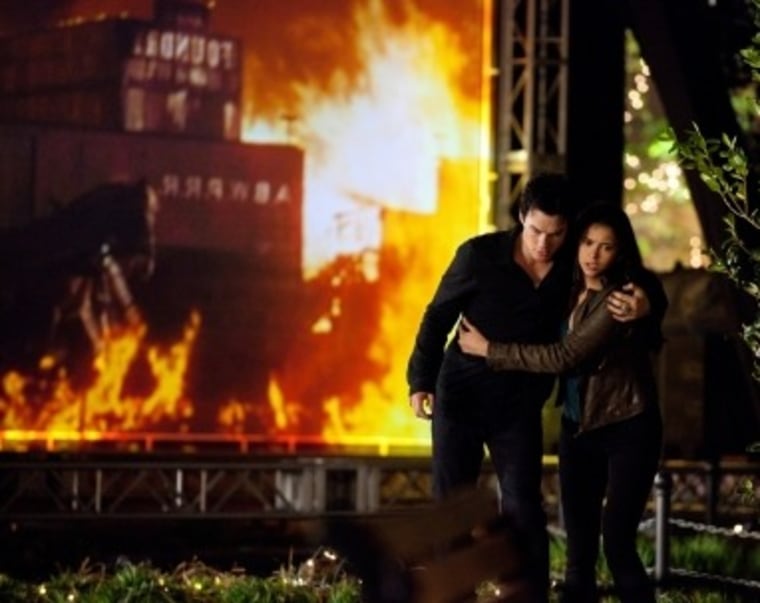 Juding from how Elena (Nina Dobrev) is helping Damon (Ian Somerhalder) on \"The Vampire Diaries,\" it seems the finale could be quite tragic.