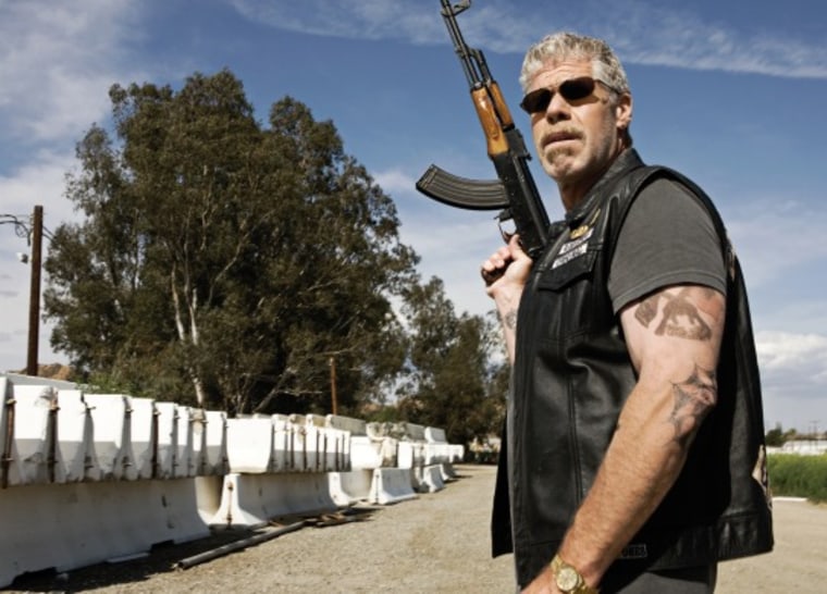 Ron Perlman as Clay Morrow on FX's \"Sons of Anarchy.\"