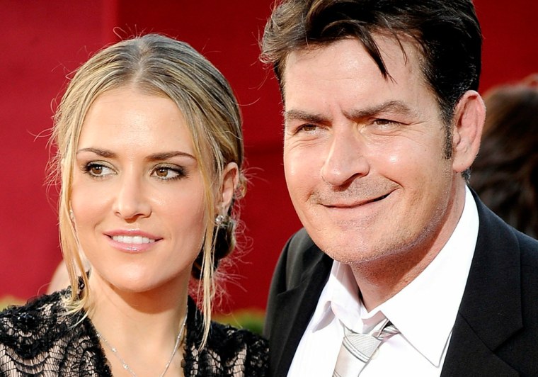 Charlie Sheen and Brooke Mueller in 2009.