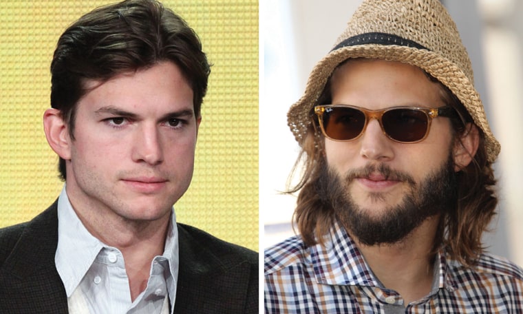 Which do you prefer? Clean or grungy Ashton Kutcher?
