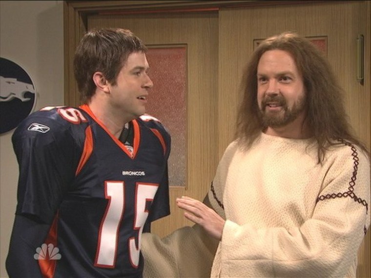 Jesus visited Tim Tebow and the Denver Broncos locker room on