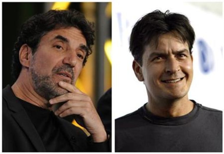Despite evidence to the contrary, \"Two and a Half Men\" creator Chuck Lorre doesn't believe he was in a feud with Charlie Sheen.