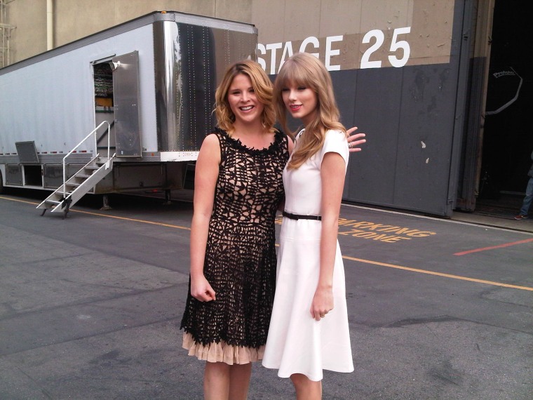 Jenna Bush Hager and Taylor Swift.