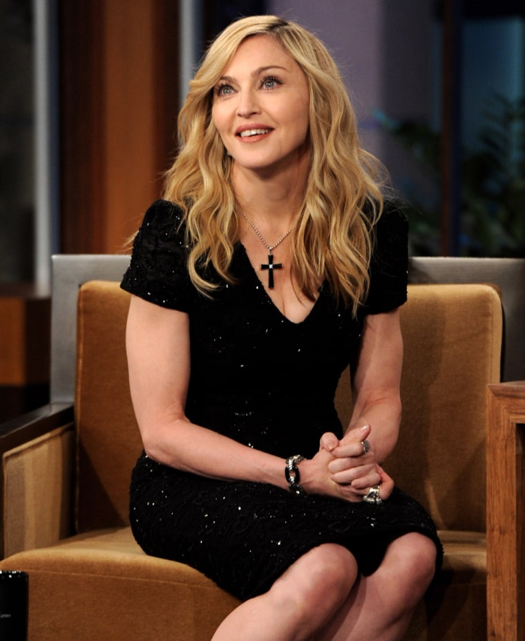 Madonna told Jay Leno about her Super Bowl performance plans.