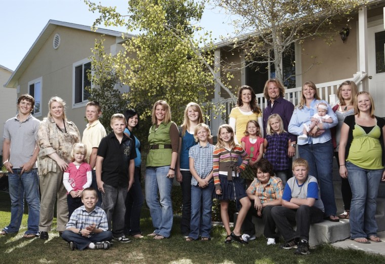 The Brown family on TLC's \"Sister Wives.\"