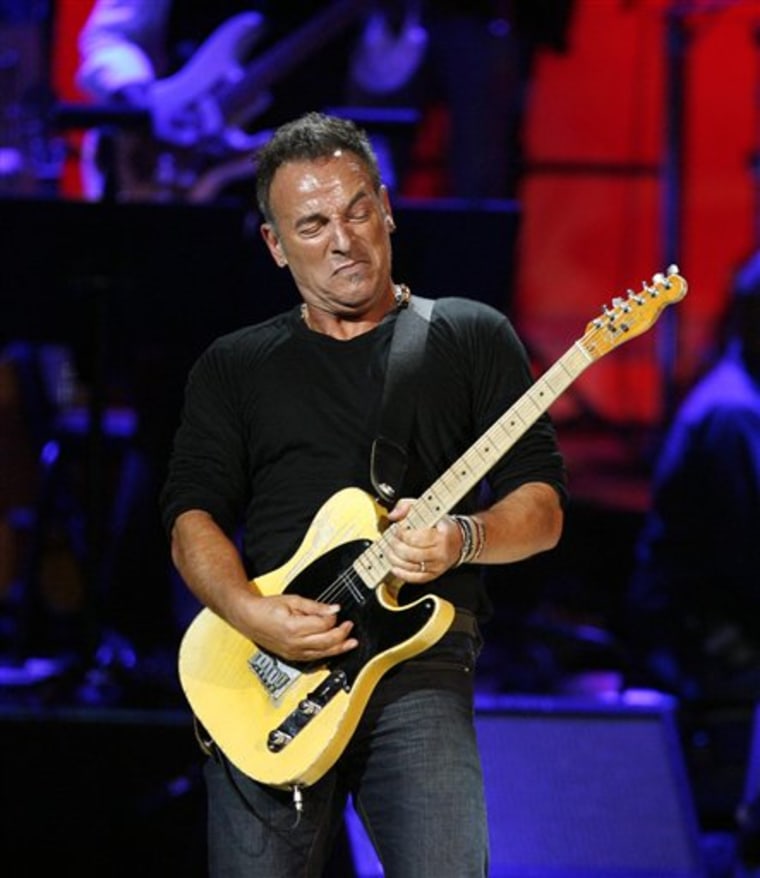 Bruce Springsteen's new album has a political accent.