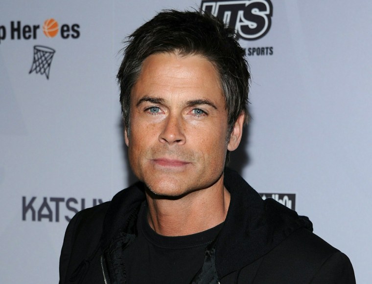 \"Parks and Recreation\" star Rob Lowe isn't going anywhere.