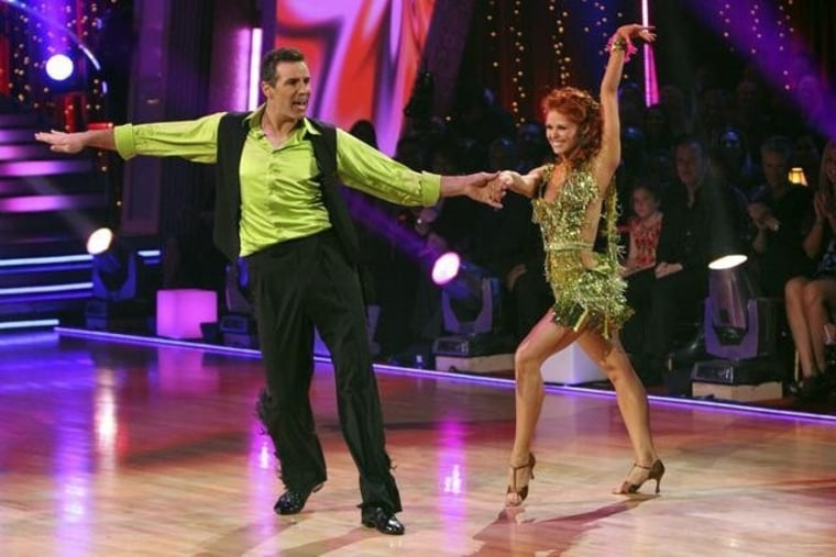Kurt Warner and pro partner Anna Trebunskaya are out of the running for the mirror ball trophy.