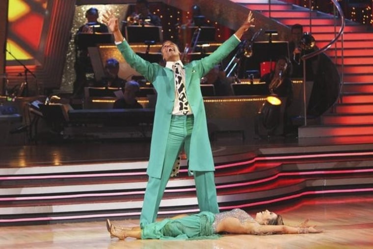 Noooo!!!! NBA star Rick Fox and pro partner Cheryl Burke were voted off after performing a fun quickstep Monday.
