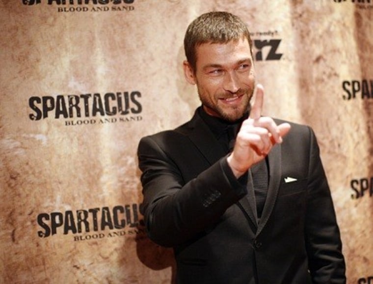Andy Whitfield left \"Spartacus\" to focus on his battle against cancer.