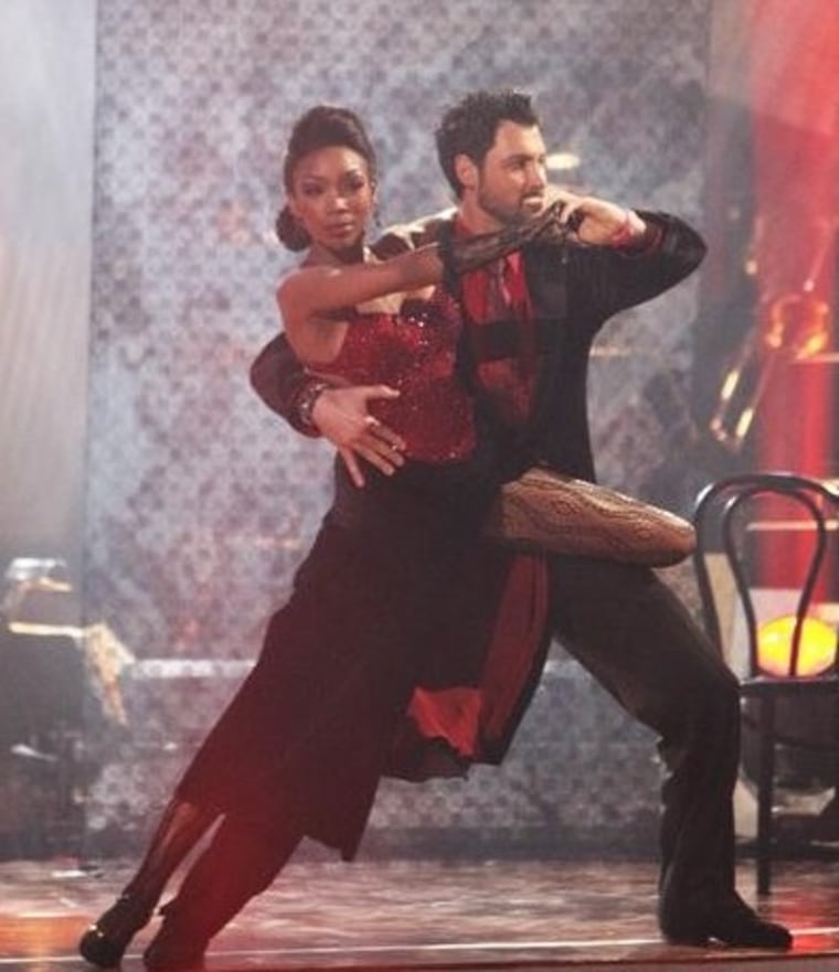 Perfect Argentine tango? So what? A flawless dance still wasn't enough to get Brandy and pro partner Maks to the \"Dancing\" finale.