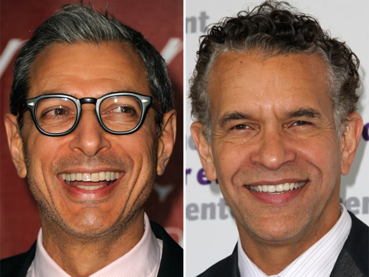 Jeff Goldblum and Brian Stokes Mitchell are set to play Rachel's two dads on \"Glee.\"