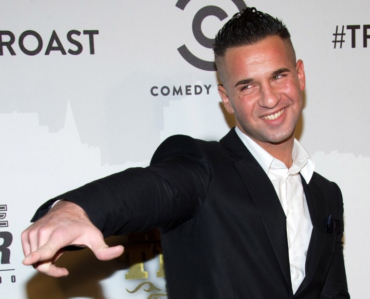 Mike \"The Situation\" Sorrentino's not showing off his abs -- even if you give him tons of vodka.
