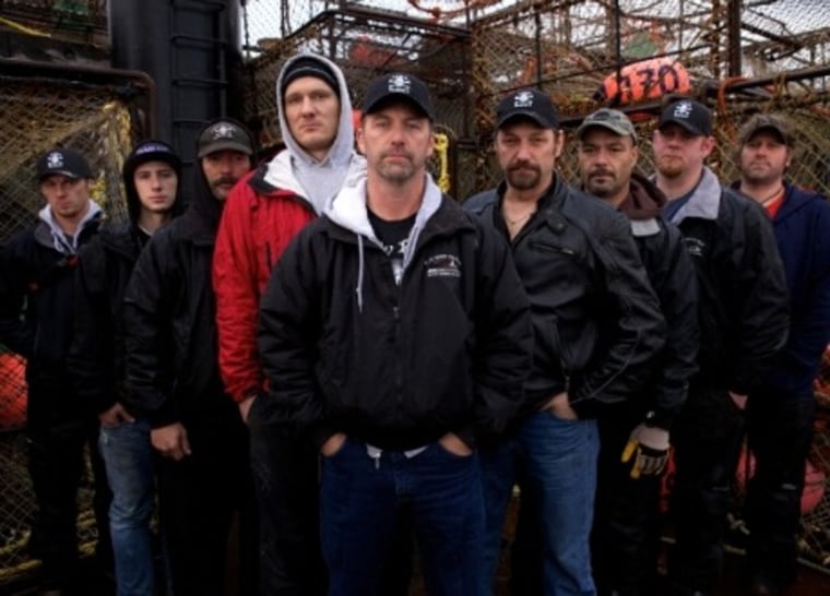 Justin Tennison, second from right, is pictured with the crew of the Time Bandit. They are, from left, Scott Hillstrand, Eddie Uwekoolani Jr., Neal Hillstrand, Mike Fourtner, Andy Hillstrand, Johnathan Hillstrand, Eddie Uwekoolani and Travis Lofland.