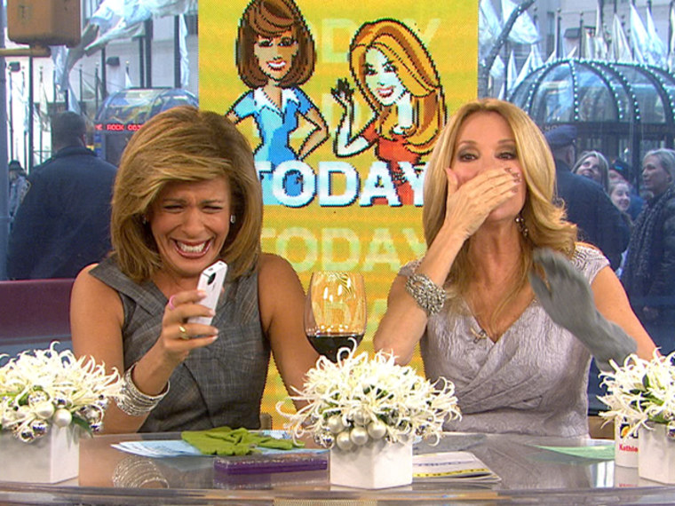 Hoda can't help but laugh at Siri's outburst and her inability to listen to her.