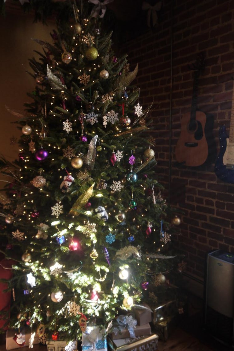 The Doddington Christmas tree in its glory!