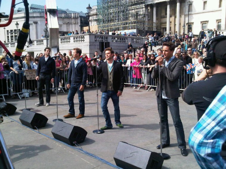 Blake performing on TODAY in Trafalgar Square. Find the video here: http://on.today.com/dRFDdt