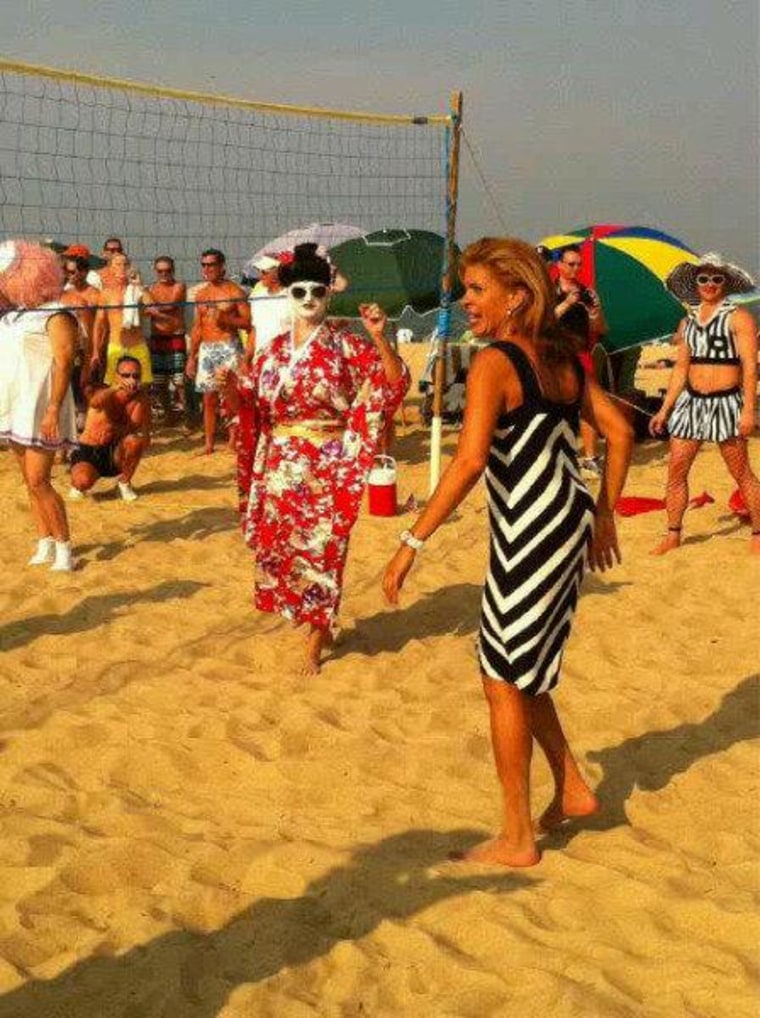 What is better than drag queen volleyball at Rehoboth? Kathie Lee and Hoda had a ball!
