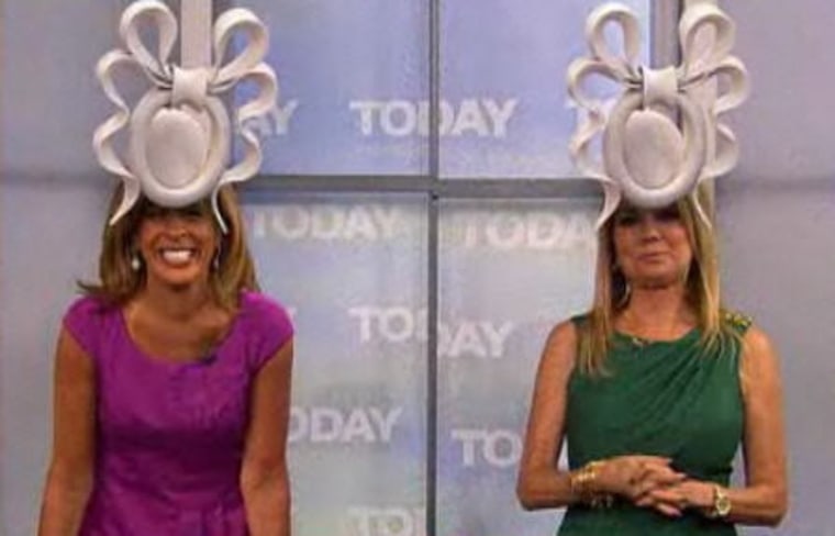 Hoda and Kathie Lee, in the hat.